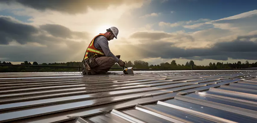 Commercial Roof Restoration in Glen Ellyn