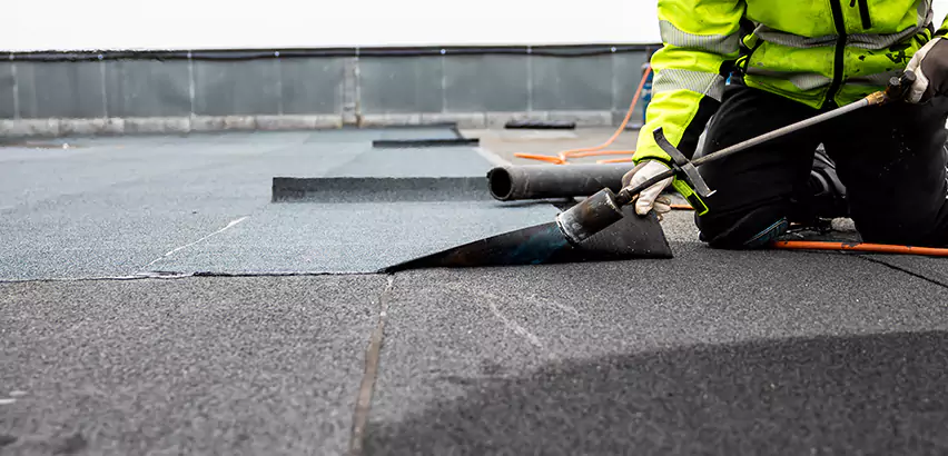 Residential Flat Roof Repair in Glen Ellyn