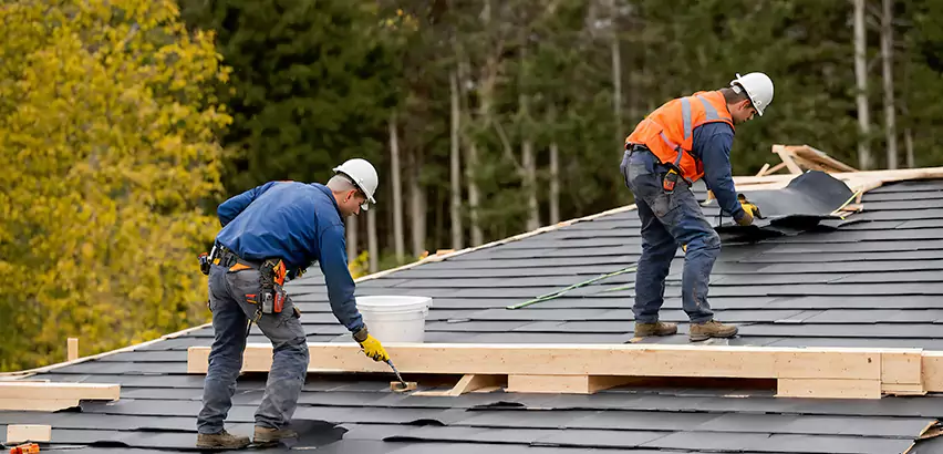 Garage Felt Roof Replacement in Glen Ellyn