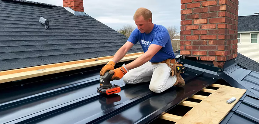 Metal Barn Roof Replacement in Glen Ellyn