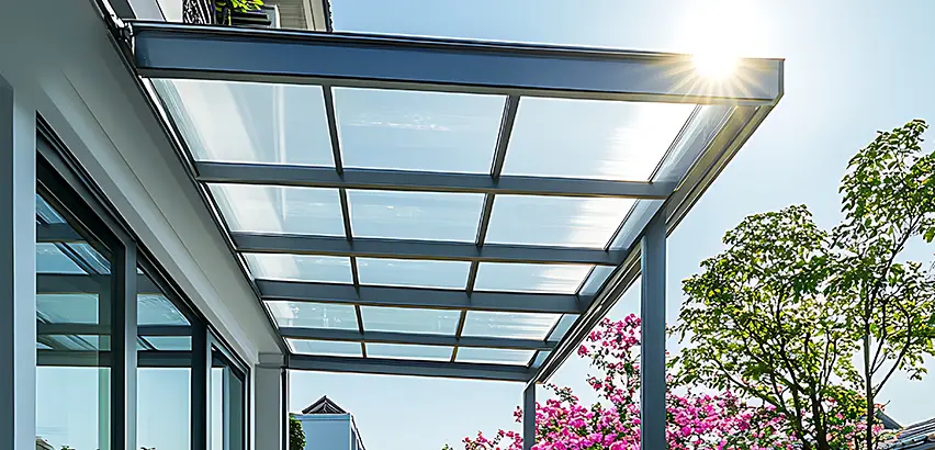 Glass Patio Roof Installation in Glen Ellyn