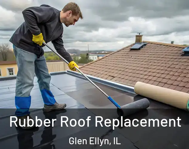  Rubber Roof Replacement Glen Ellyn, IL