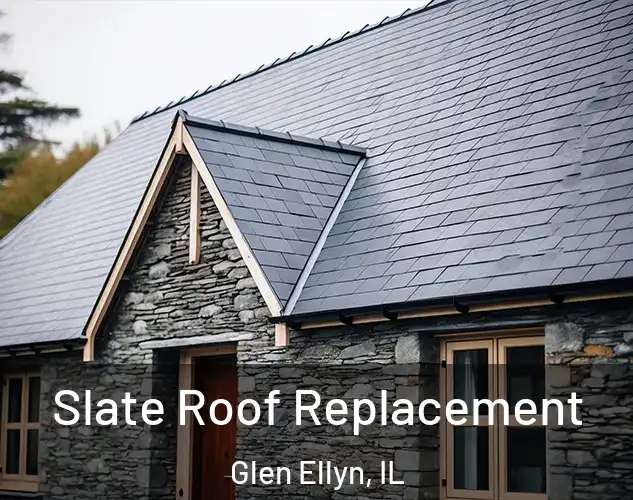  Slate Roof Replacement Glen Ellyn, IL